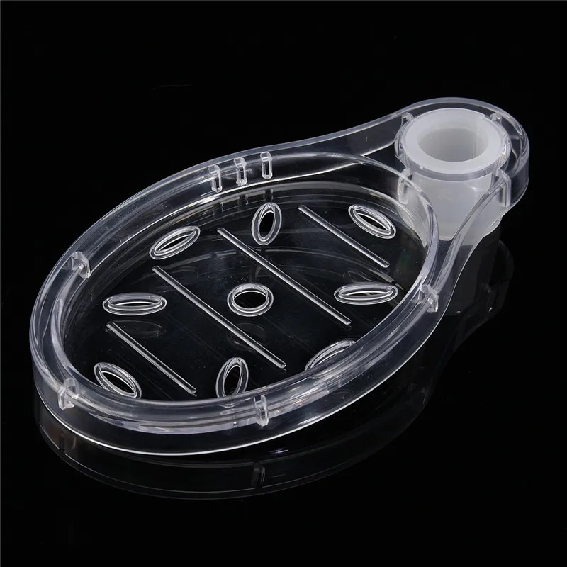 Mrosaa держатель для душевой рейки мыльницы из АБС пластика Прозрачная Коробка мыла