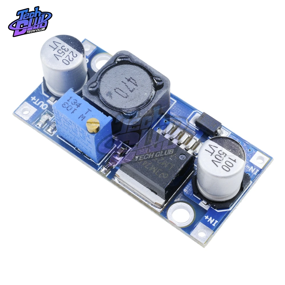 DC-DC понижающий преобразователь LM2596 Шаг вниз Вход 4 V-35 V Выход 1,23 V-30 V DC-DC понижающий Питание Регулятор модуль