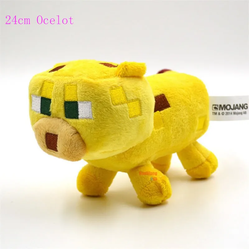 Новый подарок на Рождество игра Minecraft Overworld летучая мышь Ocelot Enderman паук Зеленый