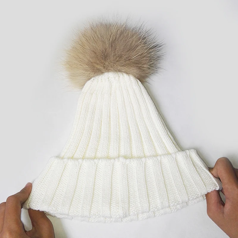 Skullies. норковая шапка для волос, вязаная шапка, зимняя теплая шапка, головной убор, двухслойная теплая кепка. шапка для волос. FX042