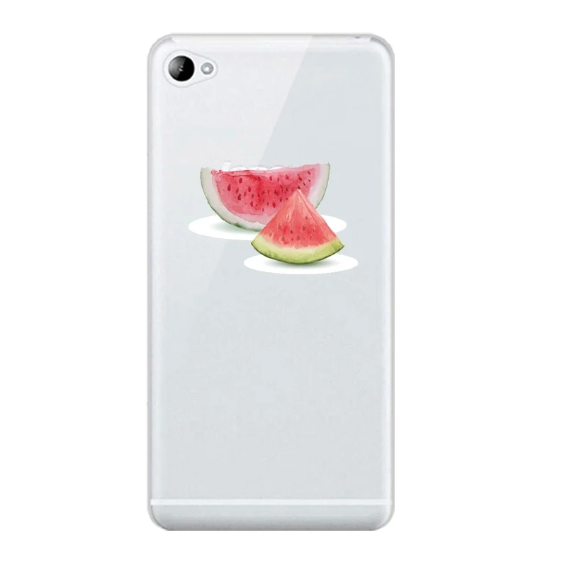 Милый мягкий прозрачный чехол для телефона из ТПУ с рисунком арбуза Lenovo S60 S90 A2010