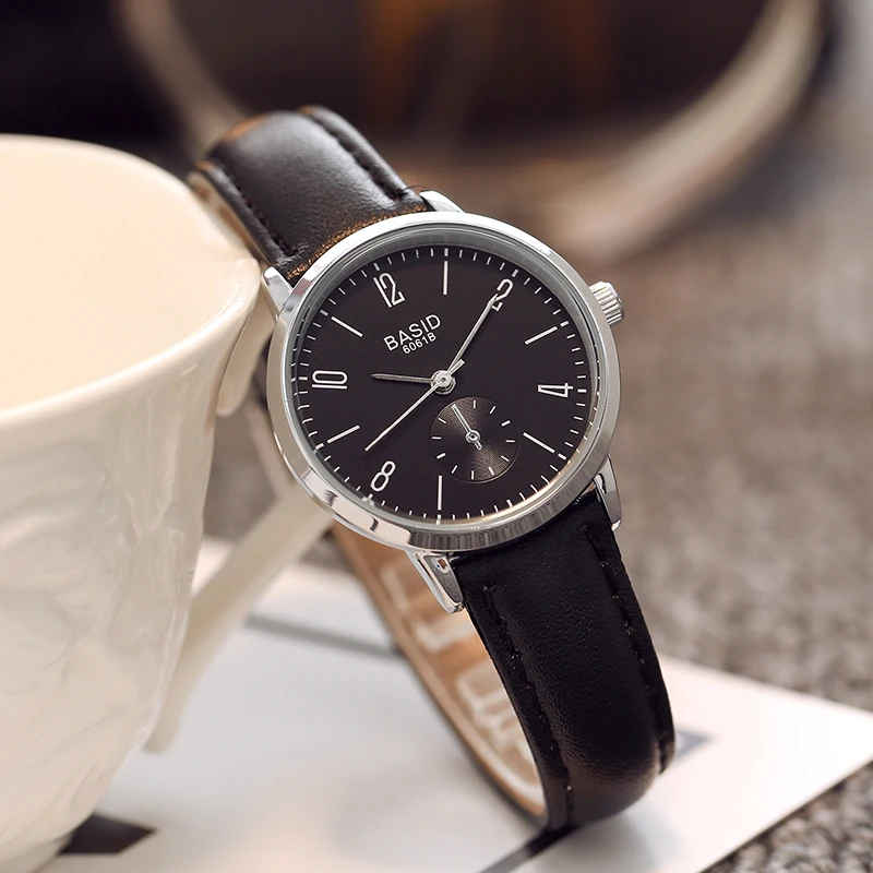 Часы женские кварцевые с большим циферблатом Брендовые повседневные наручные из