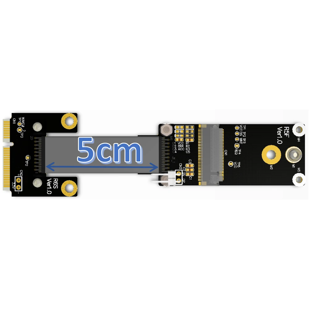 MPCIe Mini pci e беспроводная сетевая карта 2230 2242 Удлинитель для кабеля M.2 WIFI A.E NGFF
