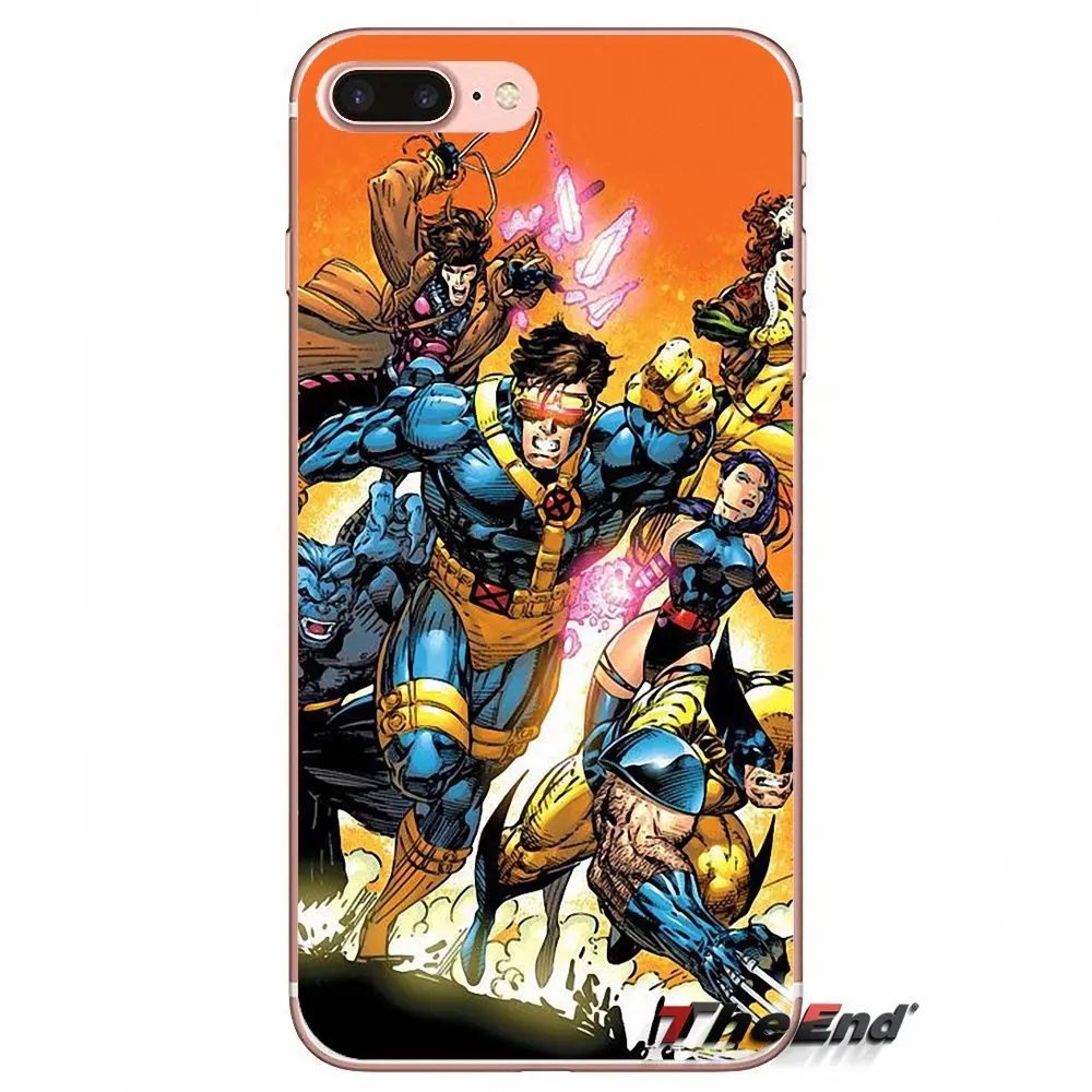 Marvel X-Men Super powers People Soft Case For Sony Xperia Z Z1 Z2 Z3 Z5 compact M2 M4 M5 E3 T3 XA Aqua LG G4 G5 G3 G2 Mini | Мобильные