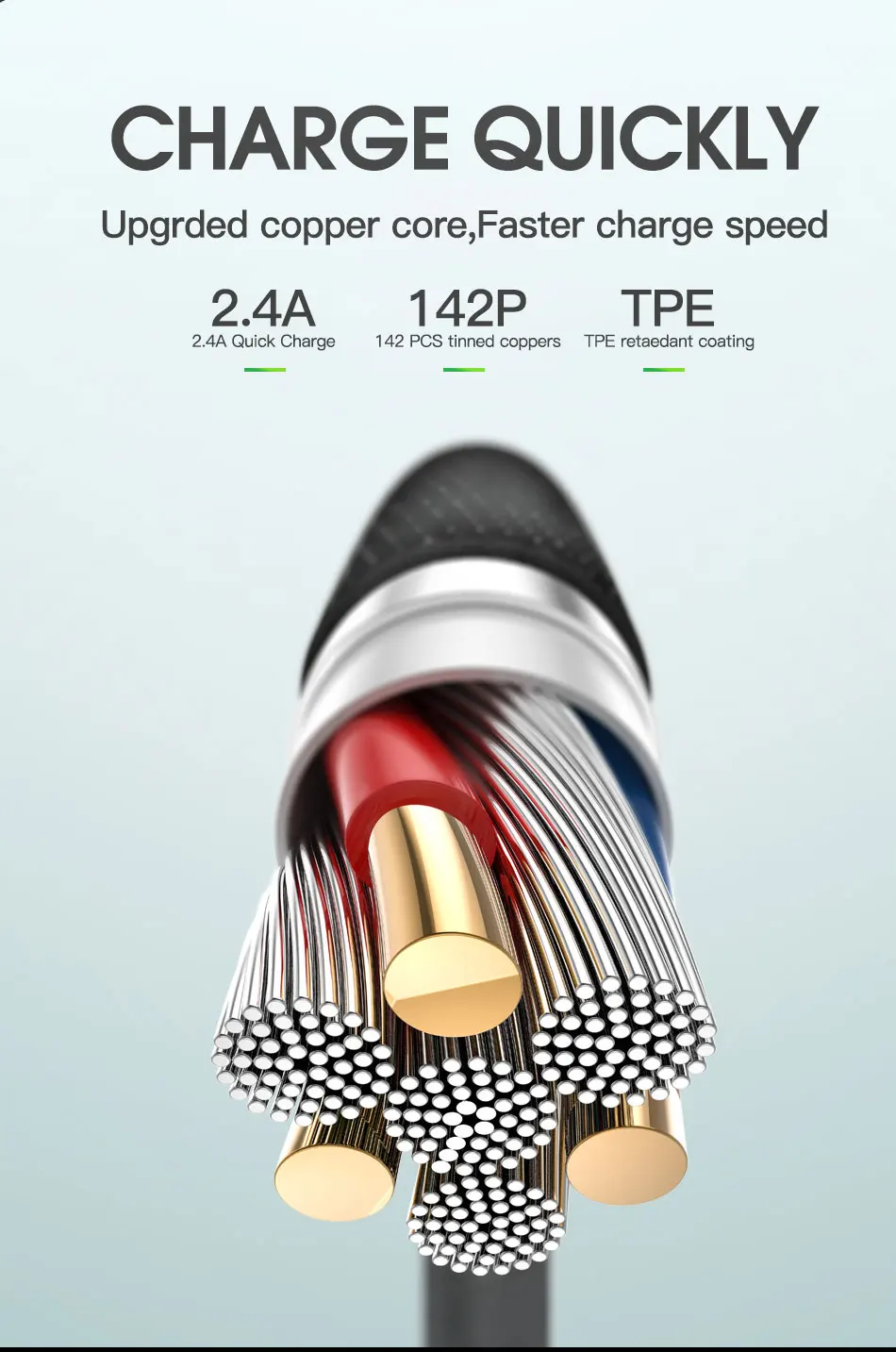 MOXOM 3 в 1 usb type C Micro USB кабель type-c для iPhone кабель зарядного устройства 120 см 3A кабель быстрой зарядки USB C