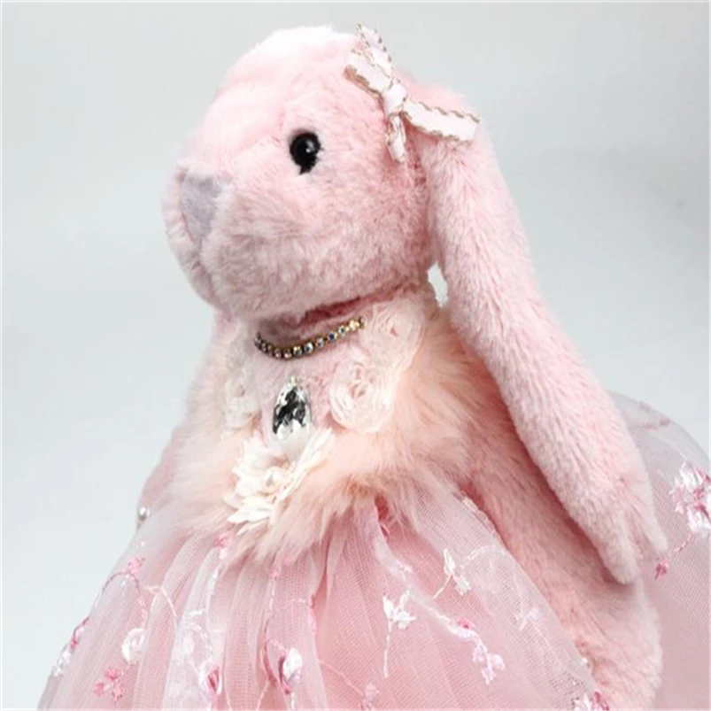 

12pcs /lot Soft Plush Toys Bunny Rabbit Doll Stuffed Animal Brinquedos for Bag Key Pendant Wedding Birthday Gift Z88