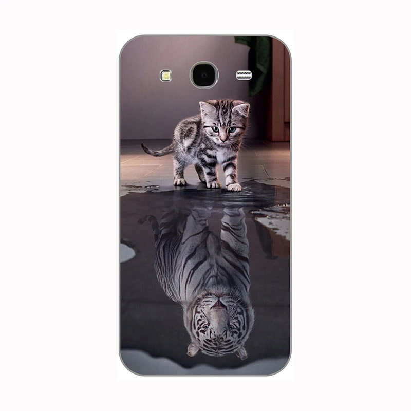 Z48 Для samsung Galaxy Mega 5,8 I9150 GT I9152 9150 9152 5," чехол кошка собака дизайн с изображением цветов и животных Краска твердая задняя крышка чехол для телефона - Цвет: Z48