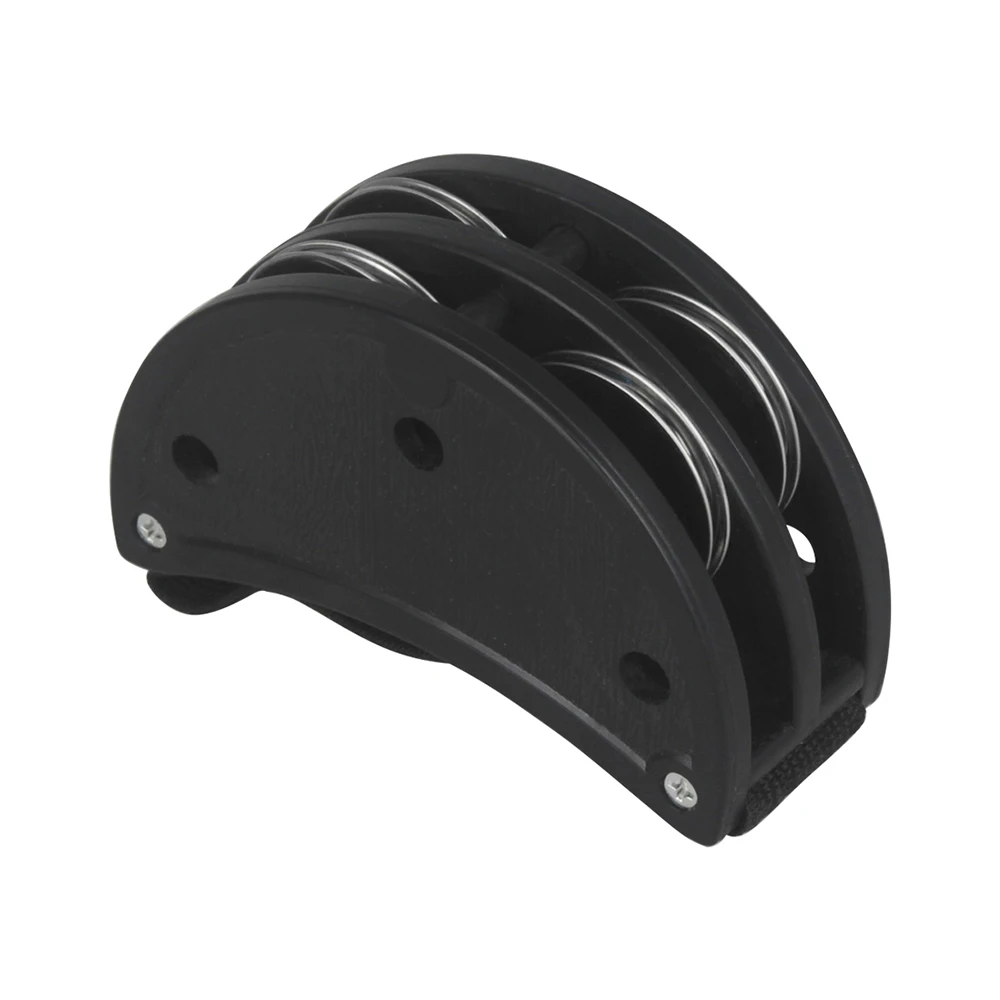 ABS Музыкальный колокольчики ножной Тамбурин с 2 комплекта металлический