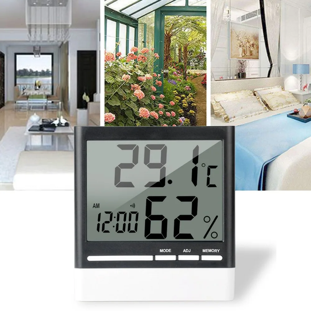 Цифровой электронный термометр-гигрометр ACEHE будильник монитор температуры и