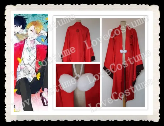 Fukigen na Mononokean The Morose Haruitsuki Abeno кимоно косплей пальто плащ костюм|coat designs for men|costume