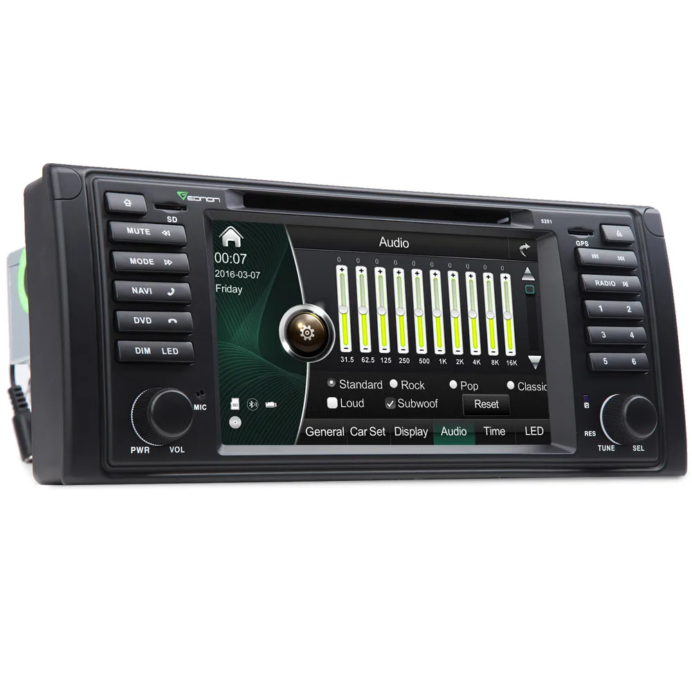 EONON D5201Z специально для BMW E391996/1997/1998/1999/2000/2001/2002/2003 7 &quotцифровой Сенсорный экран