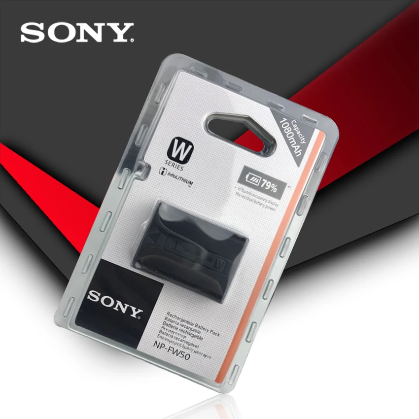 1 шт./лот sony NP-FW50 NP FW50 NPFW50 Батарея NEX-7 NEX-5R NEX-F3 NEX-3D Alpha a5000 a6000 Alpha 7 a7II
