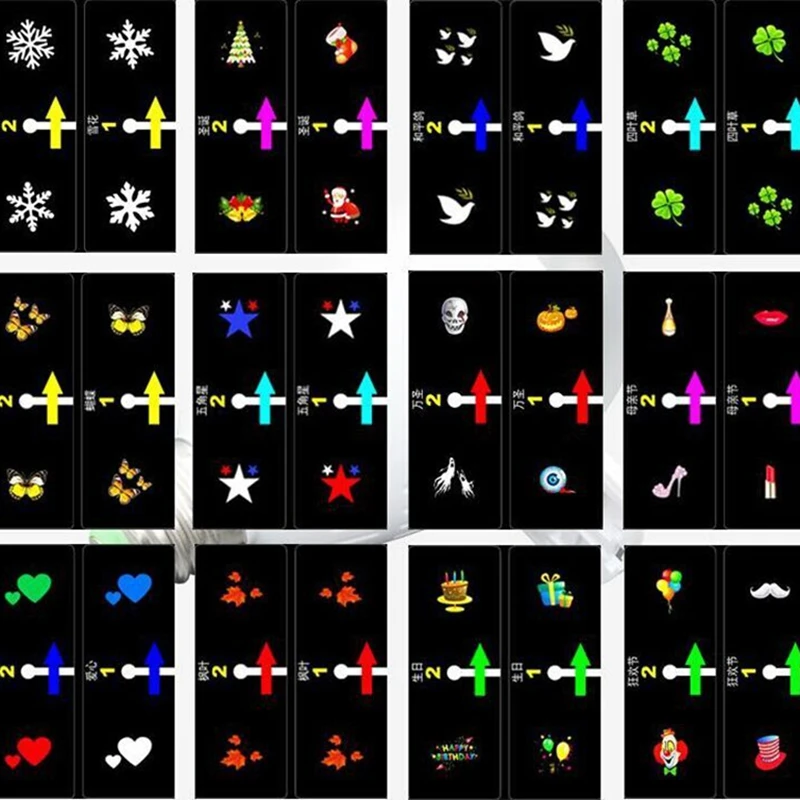 

SZYOUMY LED Snowflake Film Projector Bulb outdoor Rotating Moving Dynamic Snowflake Pattern Decoration light RGBW 4W Laser Light