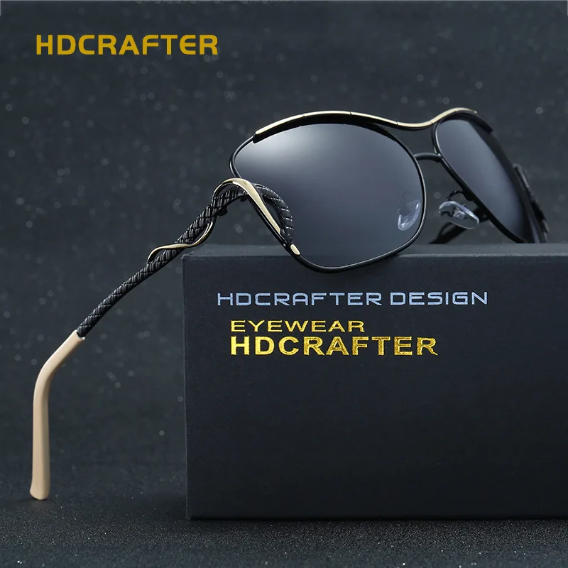 Женские солнцезащитные очки кошачий глаз роскошные винтажные поляризационные в