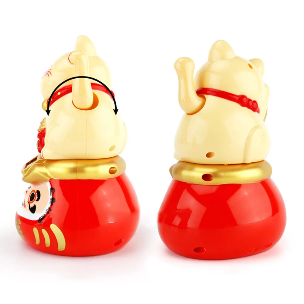 На солнечных батареях Maneki Neko восхитительный счастливый развевающийся манящий удача Кот Добро пожаловать кошка ремесло художественное украшение