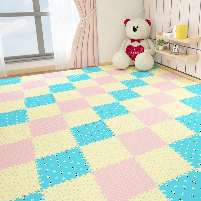 30*30 см головоломки ковры для гостиной спальни детей мягкий волшебный лоскутный