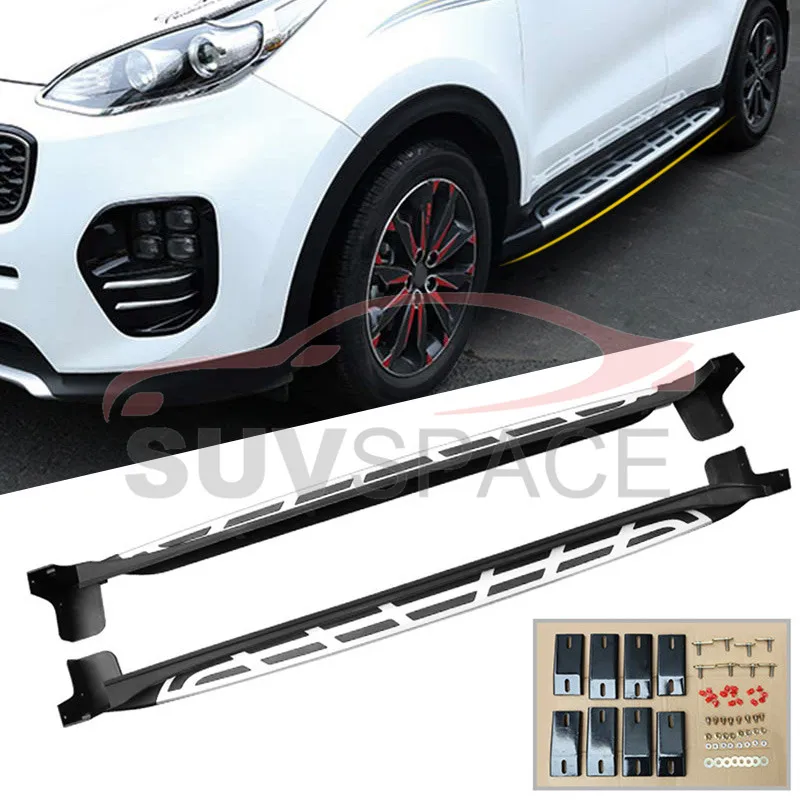 Алюминиевый Новый стиль подходит для KIA Sportage 2016 2017 2018 Беговая доска боковая