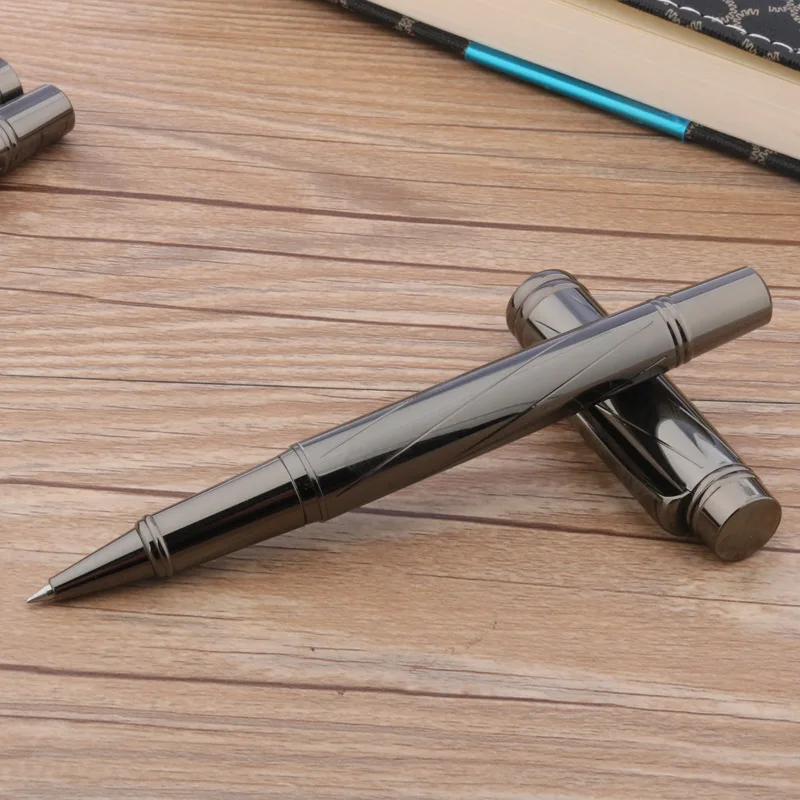 METAL ball point pen SCHOOL GIFT Gun black Rollerball Business Office Supplies Writing | Канцтовары для офиса и дома