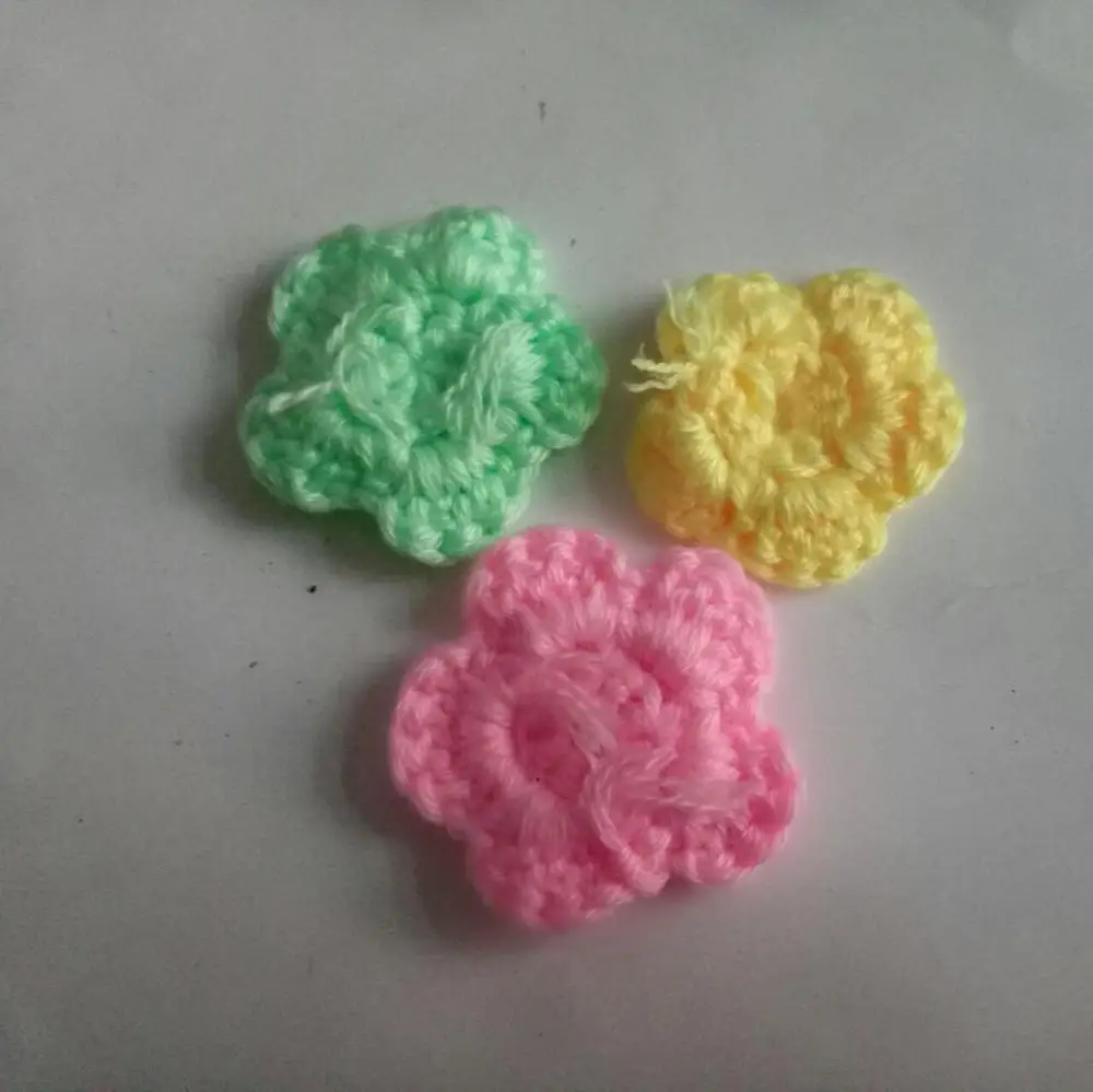 1 шт. 33 цвета Вязаная Шерсть цветок розы повязка на голову заколка для волос