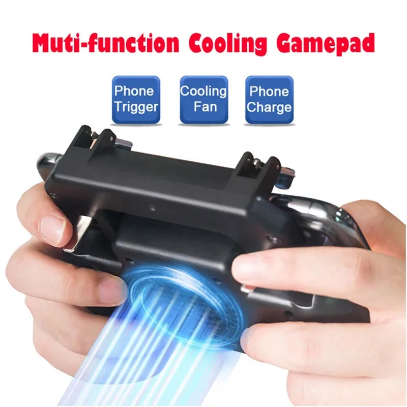 Контроллер джойстика Pubg геймпад кулер для телефона power Bank Free Fire Trigger Pugb мобильный