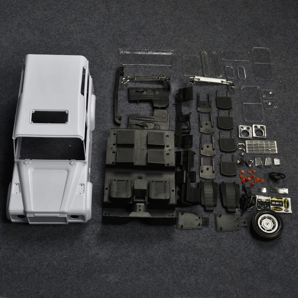 RCAidong жесткий Пластик 1:10 RC кузов оболочки D90 защитник Гусеничный органов для RC4WD DIY