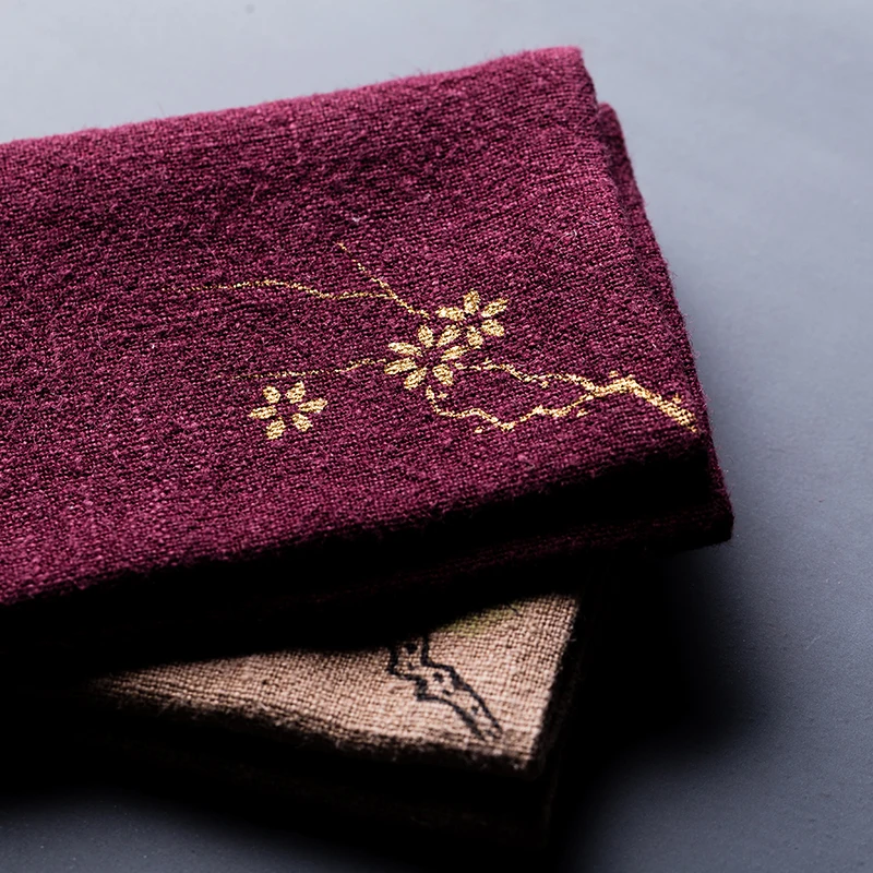 Креативные хлопковые льняные чайные салфетки с винтажным рисунком для чистки