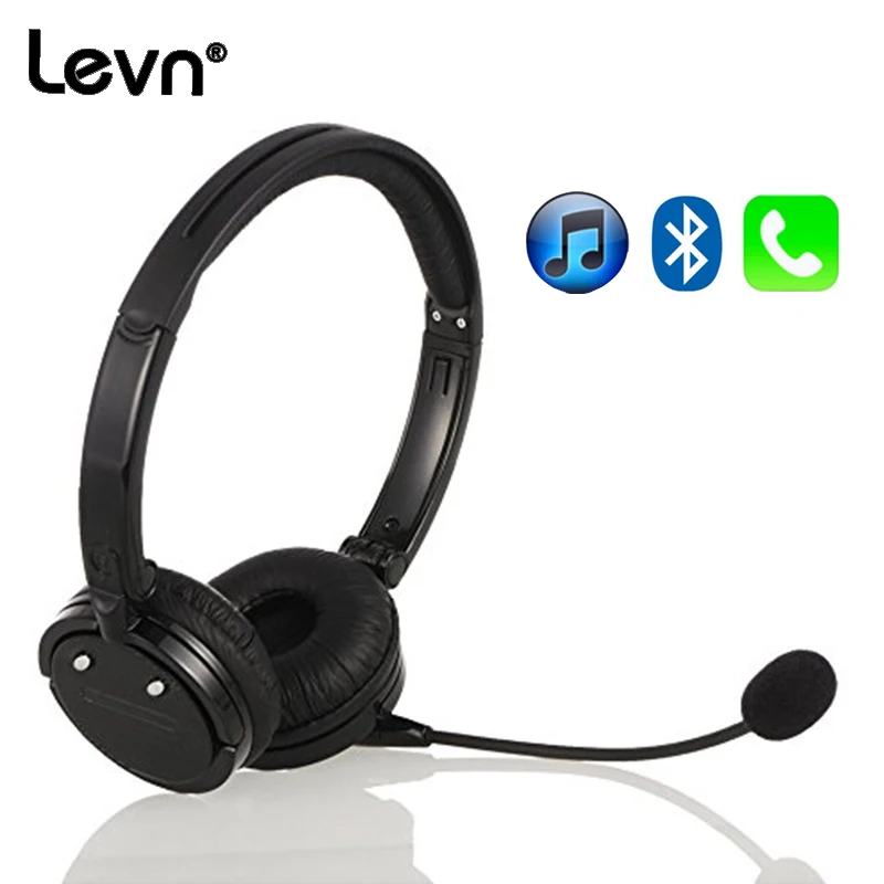 100% Оригинал LEVN Bluetooth-гарнитура с Микрофоном Шумоподавления Наушники kulakl k