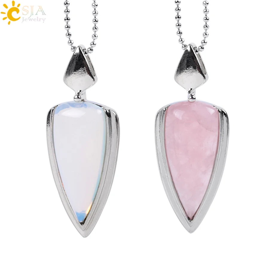 CSJA Рейки Чакра натуральный драгоценный камень розовый кристаллический кварц