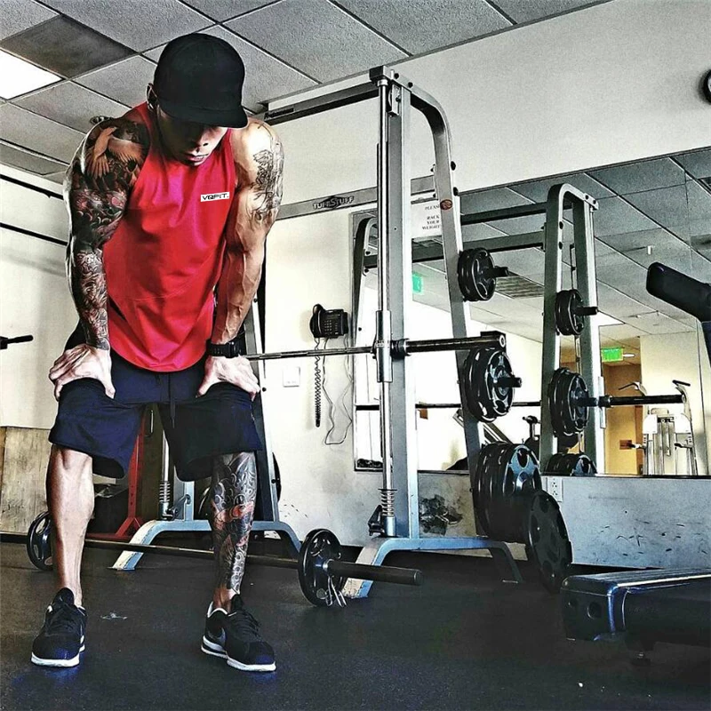 Мужская майка для бега летняя быстросохнущая одежда фитнеса тренажерного зала