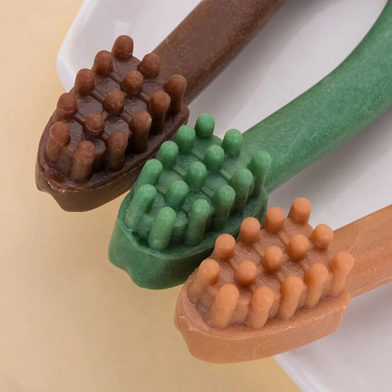1 шт. игрушки для чистки зубов домашних животных зубная щетка в форме собак кошек