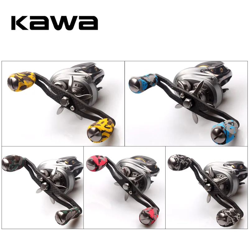 Рыболовная катушка Kawa углеродное волокно с ручкой из ЭВА размер отверстия 8*5 мм