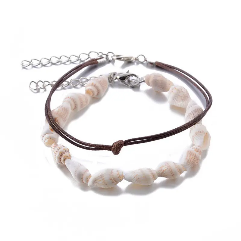 Женские браслеты на щиколотке летние пляжные украшения для ног Богемные