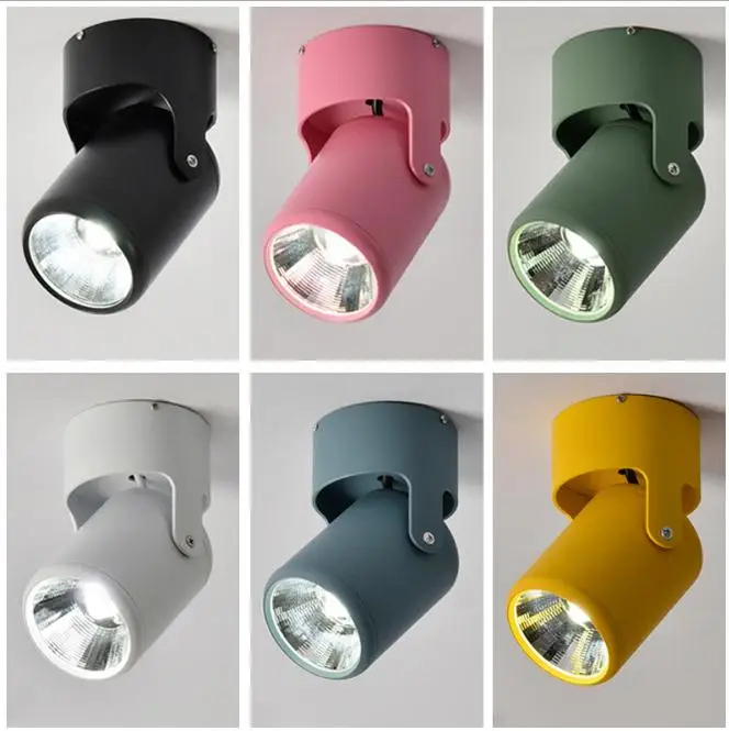 Светодио дный LED поверхность установленные прожекторы macaron Универсальный COB