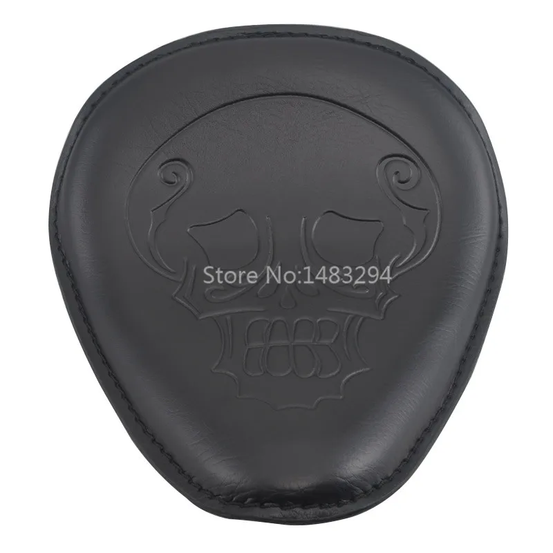 

Motorcycle Black Skull Head Solo Driver Seat Fit For Harley Bobber Chopper Honda Susuki Yamaha Kawasaki