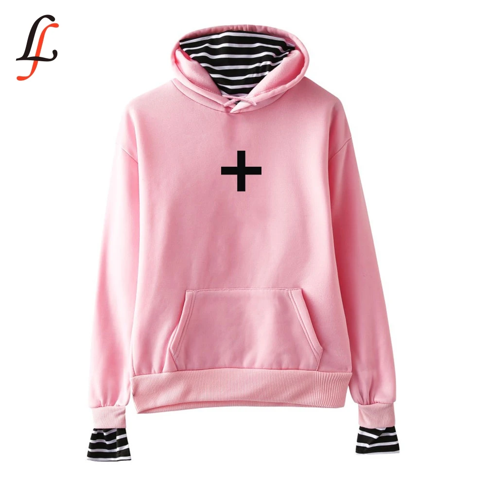 TXT together Fake Two Piece толстовки Осенние теплые толстовки с длинными рукавами толстовки женские/мужские 2XL
