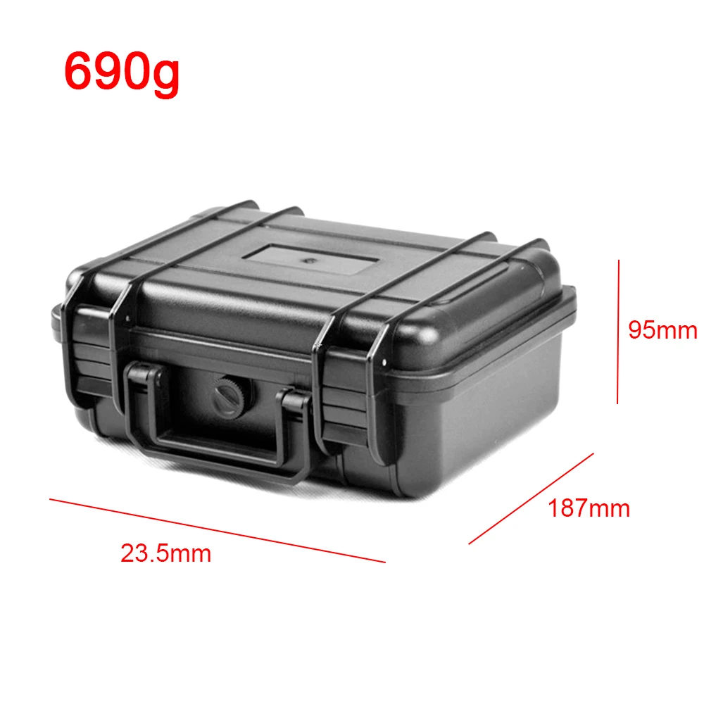 ABS Plastic Sealed Tool Box Safety Case Equipment Toolbox Suitcase Impact Resistant Shockproof Outdoor box | Спорт и развлечения