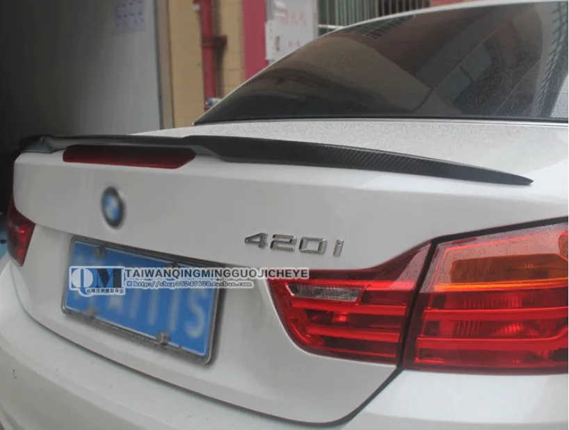 HLONGQT спойлер из углеродного волокна для BMW 4 серии F33 420 428 430 435 2014 2017