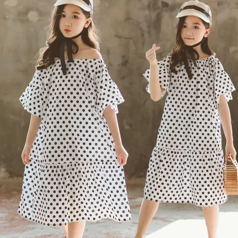 Одежда для мамы и дочки летние белые платья девочек 2019 вечерние нное вечернее