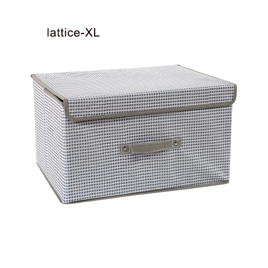 Extra large lattice Ящики для шкафа органайзеры коробки для нижнего белья бюстгальтер для домашнего хранения нетканый органайзер для шарфов, носков и бюстгальтеров коробка для хранения одежды ящики Новые - Цвет: Extra large lattice