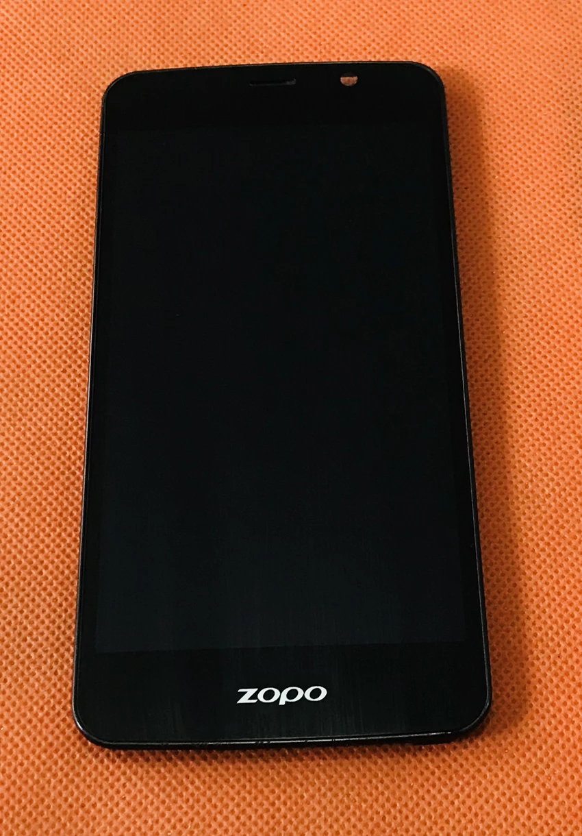 Оригинальный ЖК экран б/у + сенсорный рамка для ZOPO Hero 1 MTK6735 Quad Core 5 0 &quotHD Бесплатная
