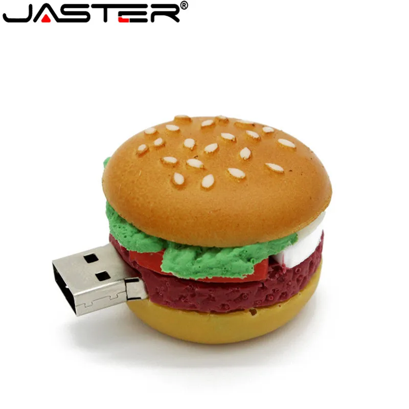 JASTER гамбургер еда usb флеш-накопитель креативный суши арбуз флеш-накопитель 4 ГБ 16 ГБ 32 ГБ 64 Гб карта памяти u диск подарок