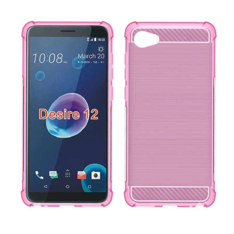 Бренд gligle противоударный умный Мягкий ТПУ чехол для htc Desire 12
