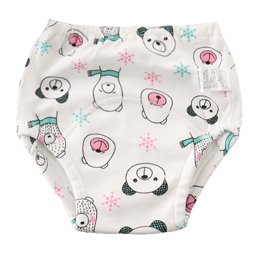 Хлопковые Многоразовые Детские тренировочные штаны шорты для младенцев нижнее