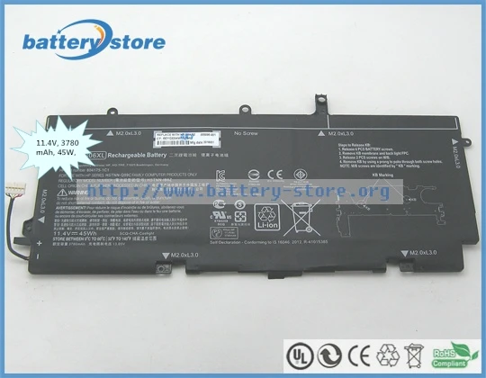 Новые оригинальные аккумуляторы для ноутбуков 804175-181 EliteBook 1040 G3 Folio 11 4 в 3 ячейки |