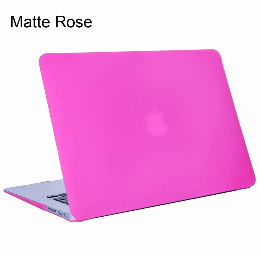 Матовая оболочка чехол для MacBook Air Pro retina 11 12 13 15 дюймов Сумка для ноутбука чехол для coque Mac Book Air 11 13 Чехол