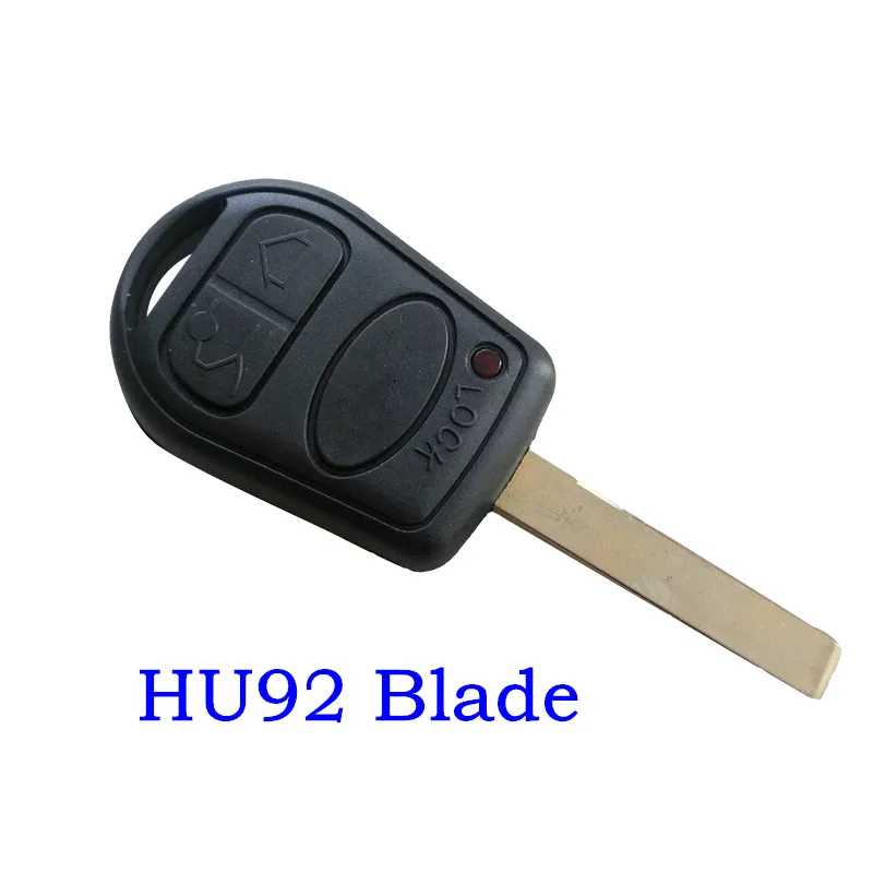 ФОБ 2 кнопки для LANDROVER Range Rover 2002-2006 L322 HSE Vogue HU92 необработанное лезвие | Автомобили и