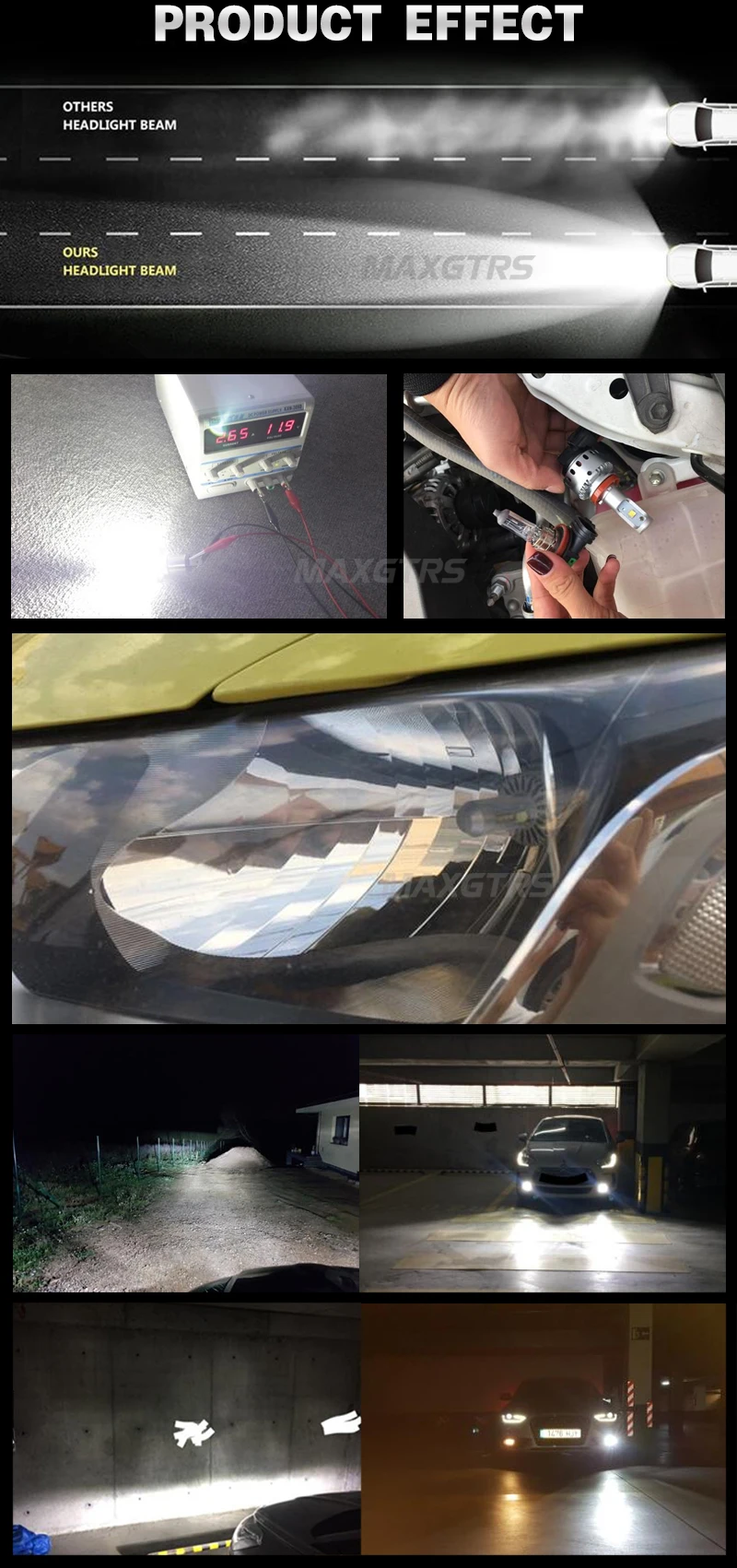 2x CREE CHIP XHP50 Автомобильные фары H4 H7 светодиодный H8/H11 HB3/9005 HB4/9006 6000 лм Автомобильная передняя фара K освещение