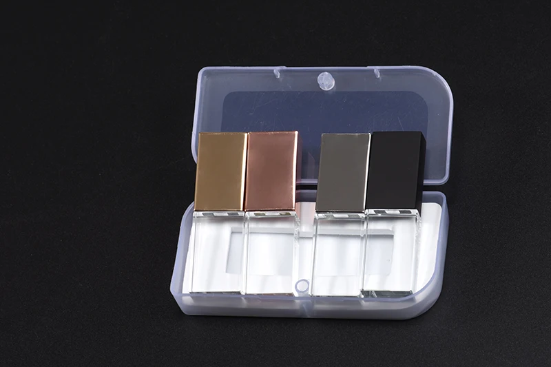 Кристальные usb палочки 3d печать на заказ 4GB 16GGB 32GB 64GB usb флеш-накопитель прозрачное стекло