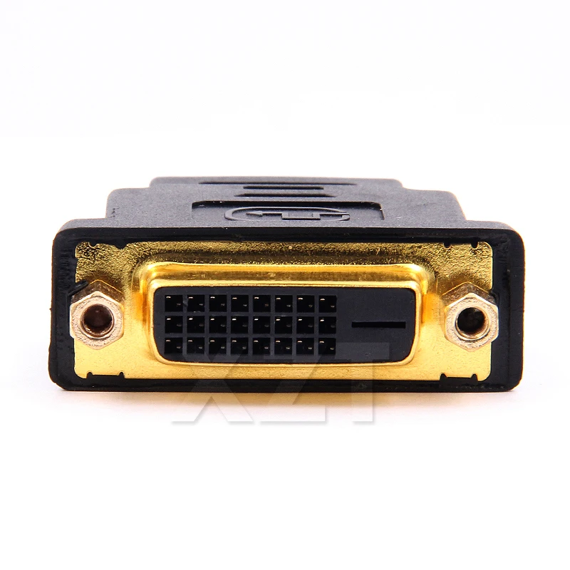 Новейший позолоченный конвертер 1080P DVI 24 + 5 штекер-HDMI гнездо HDMI-DVI адаптер конвейер