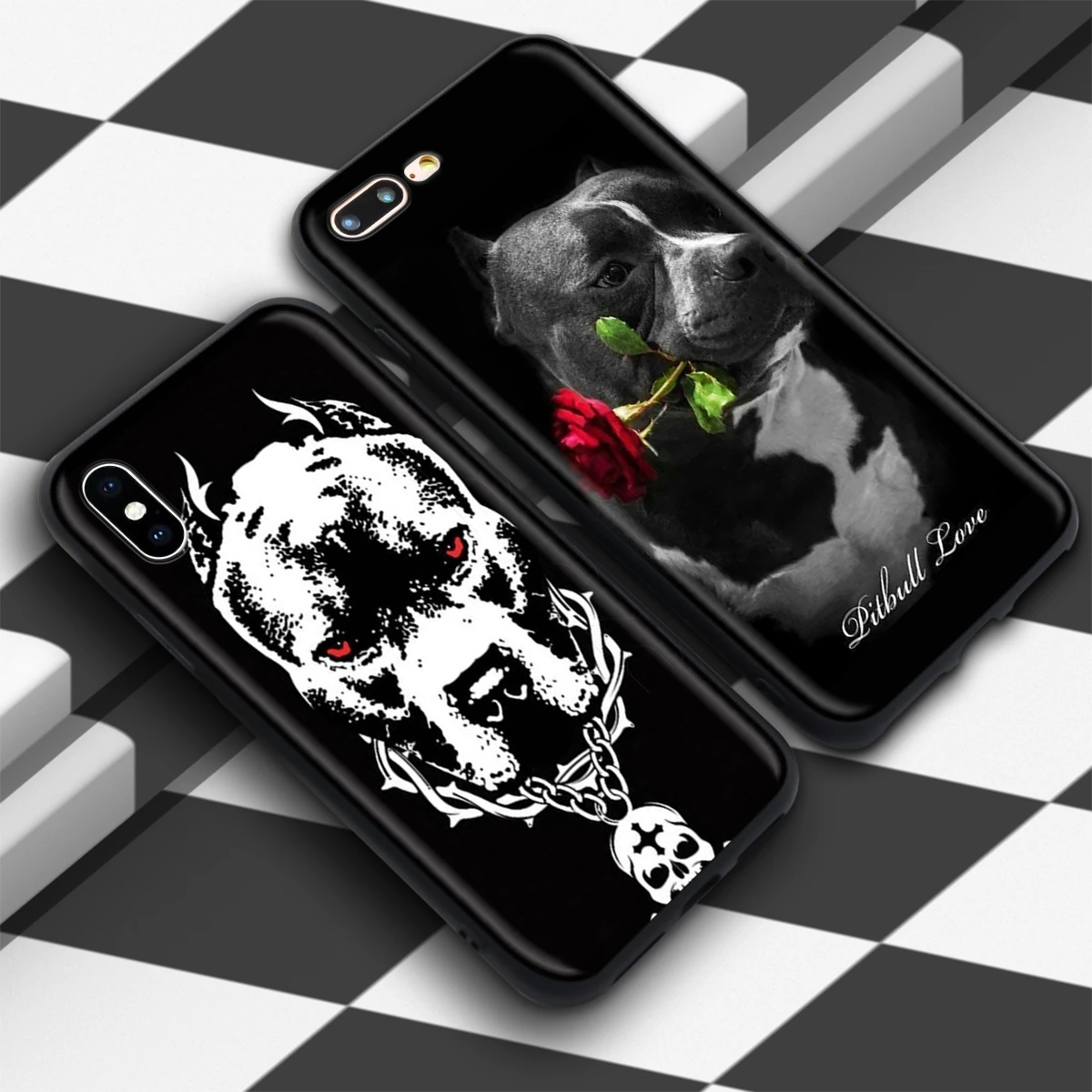 Чехол Lavaza Pit Bull для iPhone 11 Pro XS Max XR X 8 7 6 6S Plus 5 5S se